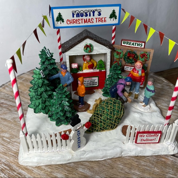 Lemax Frostys Christmas Tree Lot holiday village decor - Picture 9 of 13